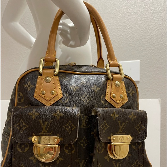 Louis Vuitton Canvas Manhattan PM Satchel Handbag - Picture 1 of 16